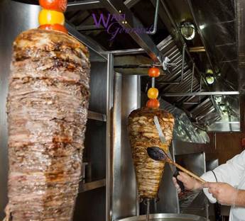 Meat Shawerma Station for 35 Persons