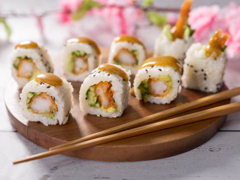 Shrimp Katsu Sushi