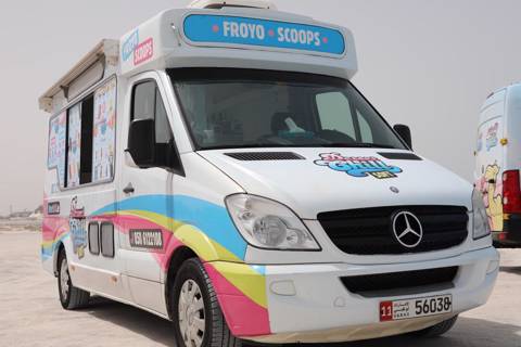 Soft Serve Truck for 100 Persons