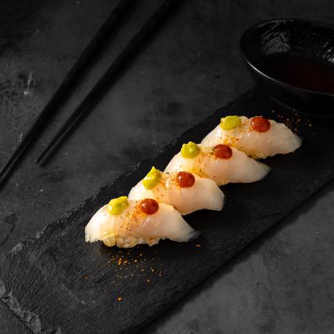 Spicy Shiromi Sushi