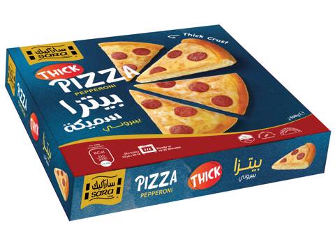 Sara Thick Pepperoni Pizza 9in 500gm