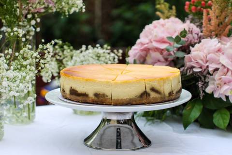 Tiramisu Cheesecake - Slice