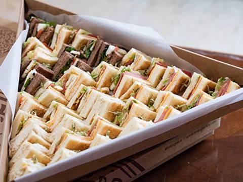 Family Triangle Club Sandwich Platter