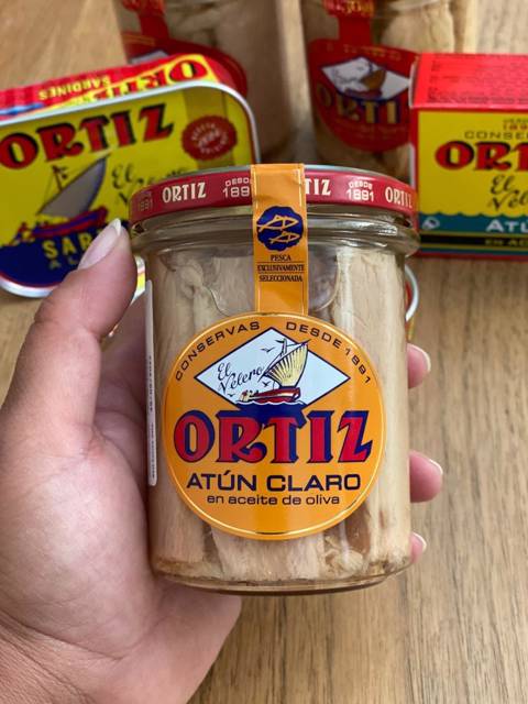 Ortiz - Yellowfin Tuna in Olive Oil Glass Jar 220g