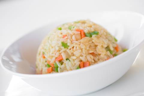 أرز مقلي بالخضار