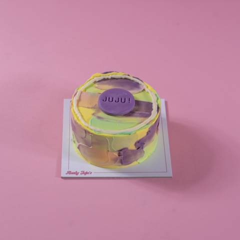Violet Art Cake - Small