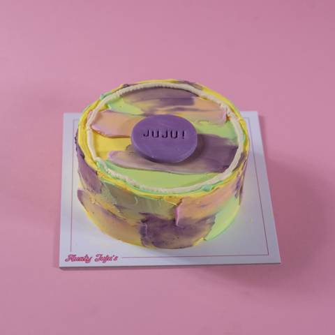 Violet Art Cake - Medium
