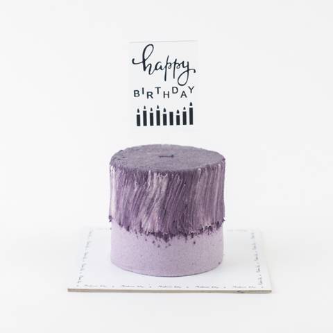 Violet Waterfall Cake