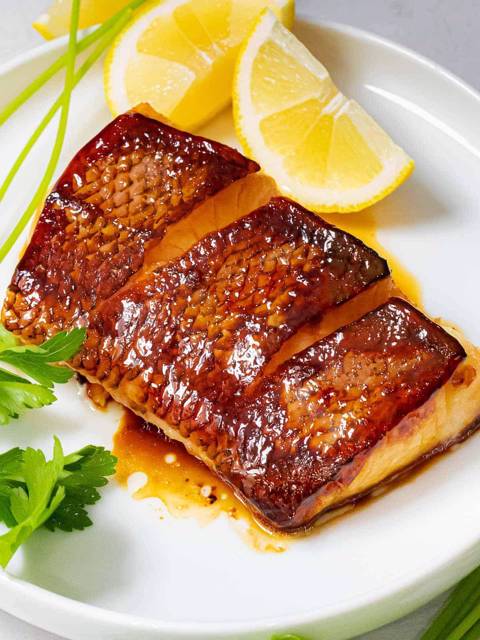 Seabass Fillet with Soy & Honey