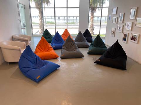 Triangle Bean Bags