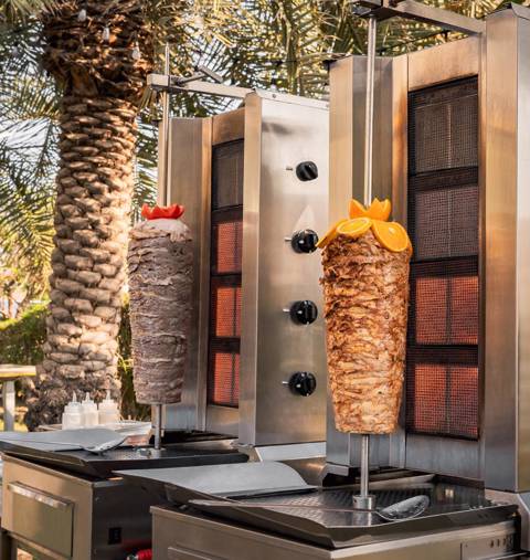 Shawarma Station for 50 Persons