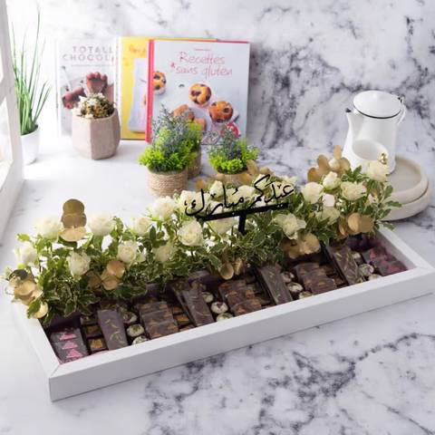 White Fiori Rosa