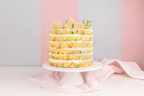 White Velvet Party Cake