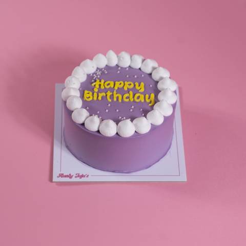 White Violet Cake - Small